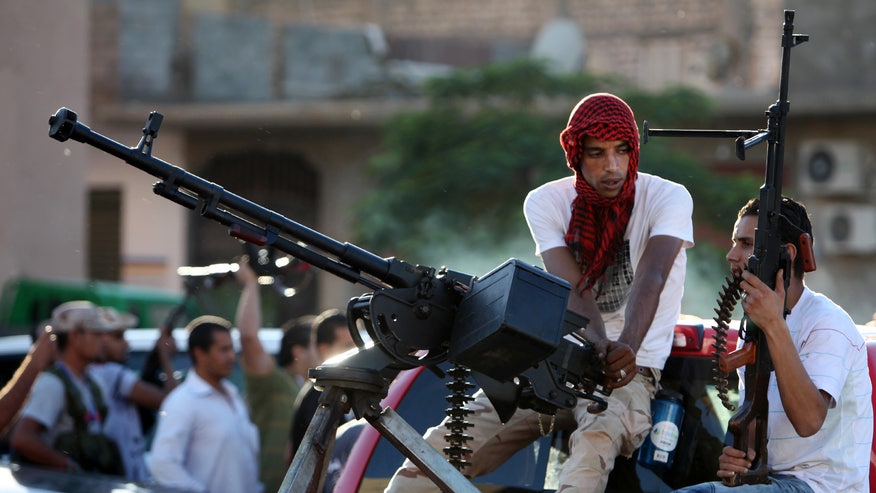 Libya revolutionary fighters